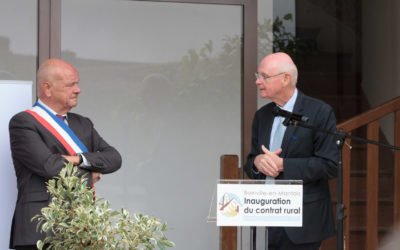 Cérémonie d’inauguration du contrat rural n°3 à Boinville-en-Mantois